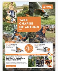 STIHL 2025 AUTUMN SPECIALS +amp PROMOS