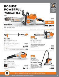 STIHL 2026 AUTUMN CATALOGUE SALE INSTORE +amp ONLINE