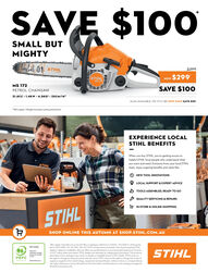STIHL 2026 AUTUMN CATALOGUE SALE INSTORE +amp ONLINE