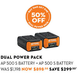 STIHL AP 500 S Dual Power Pack