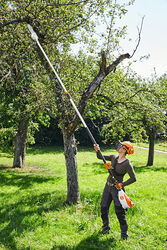 STIHL Pole Pruner HTA 135 with 12+quot Bar Skin Only - Battery