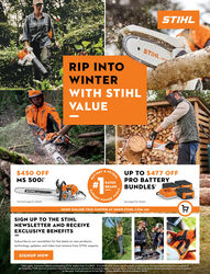 ❄️STIHL RIP INTO WINTER 2025 CATALOGUE