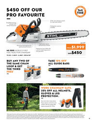 STIHL RIP INTO WINTER 2025 CATALOGUE