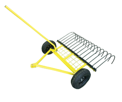 JAKMAX Ride on Mower Tow Behind Stick Rake