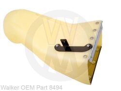 Walker 42/48 Discharge Chute with Spring