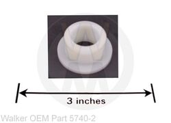 Walker 5/8 Plastic Deck Bushing